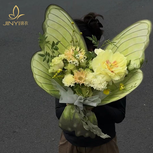 锦衣彩蝶纸花艺蝴蝶包装纸