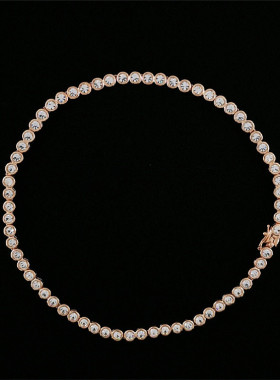 欧美奢华闪钻颈链镶嵌女长款包邮