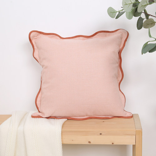 客厅沙发波浪花边抱枕靠垫