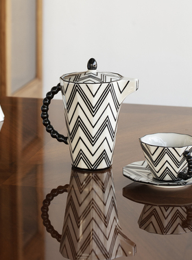 PavelJanak花纹陶瓷咖啡壶