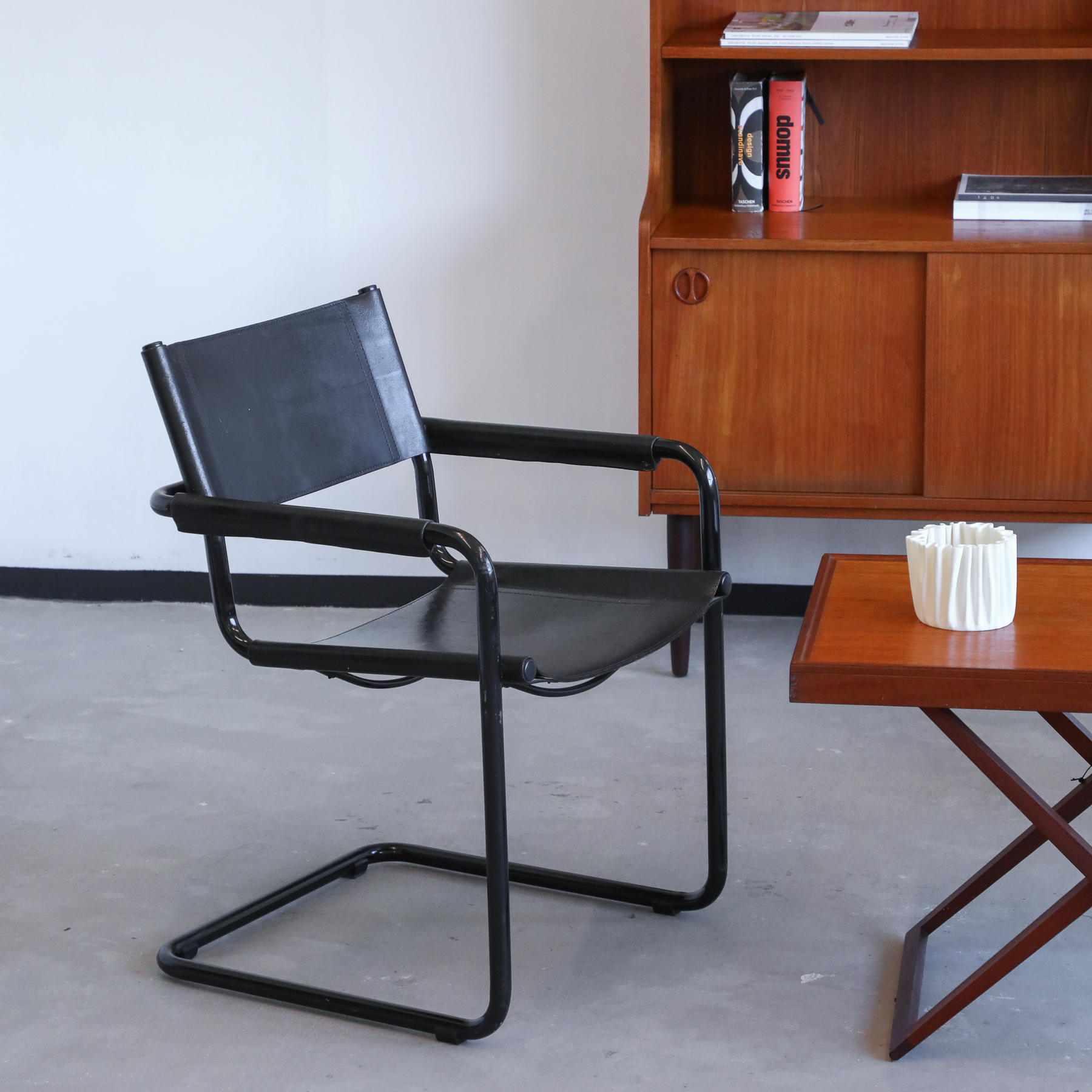 coznap 中古｜意大利产 Mart Stam设计 S34 悬臂椅 办公椅 扶手椅