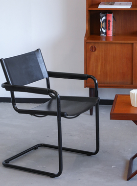 coznap 中古｜意大利产 Mart Stam设计 S34 悬臂椅 办公椅 扶手椅