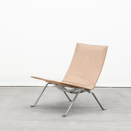 coznap 中古｜丹麦产 Poul Kjaerholm设计 PK22 休闲椅 牛皮 沙发