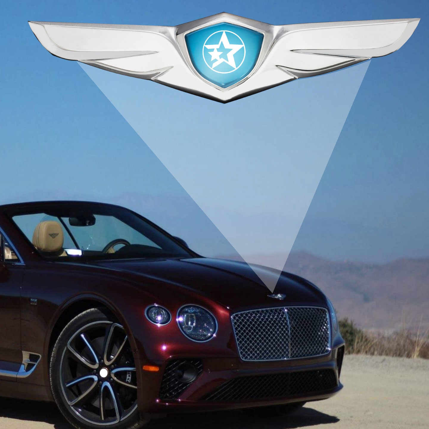 启辰d60 t70 t90 d50 r50大v车标汽车用品外观改装件通用车贴装饰