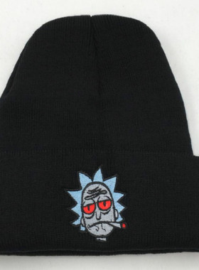 winter beanie男女smoking 针织帽冬天护耳冷帽时尚百搭毛线帽子