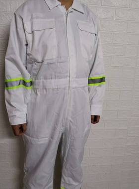 带防静电丝防静电连体工作服IMPA190575海员油化船用安全反光连衫