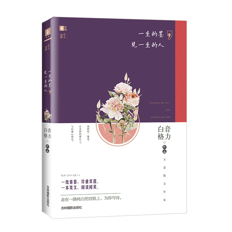 意林官方直营店 意林 一生的墨 见一生的人 赠精美书签一张 意林美文知秋系列 作者白音格力