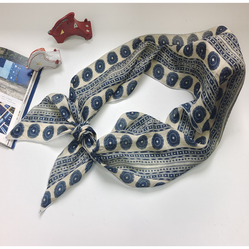 春夏女100%纯苎麻领巾