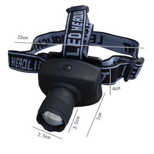 户外登山钓鱼头灯led强光超亮超轻塑料便捷迷你强光手电筒头戴式