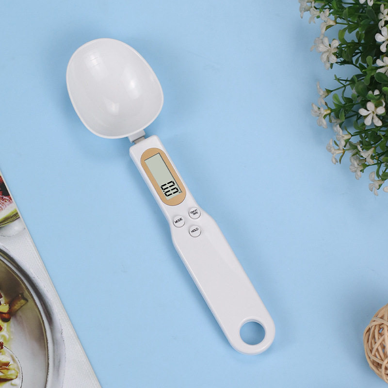 迷你电子秤家用厨房量勺秤小型电子称重食物勺子秤便携克数克称图片