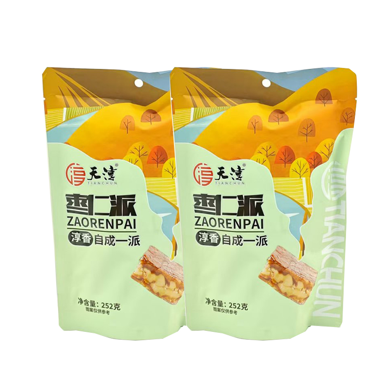 天淳枣仁派红枣加核桃仁252g无核