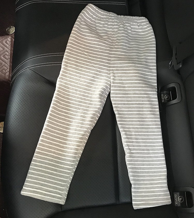 小袋鼠秋冬男童加厚羊胎绒打底裤