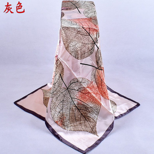 女式妈妈大方巾桑蚕丝丝巾秋冬季