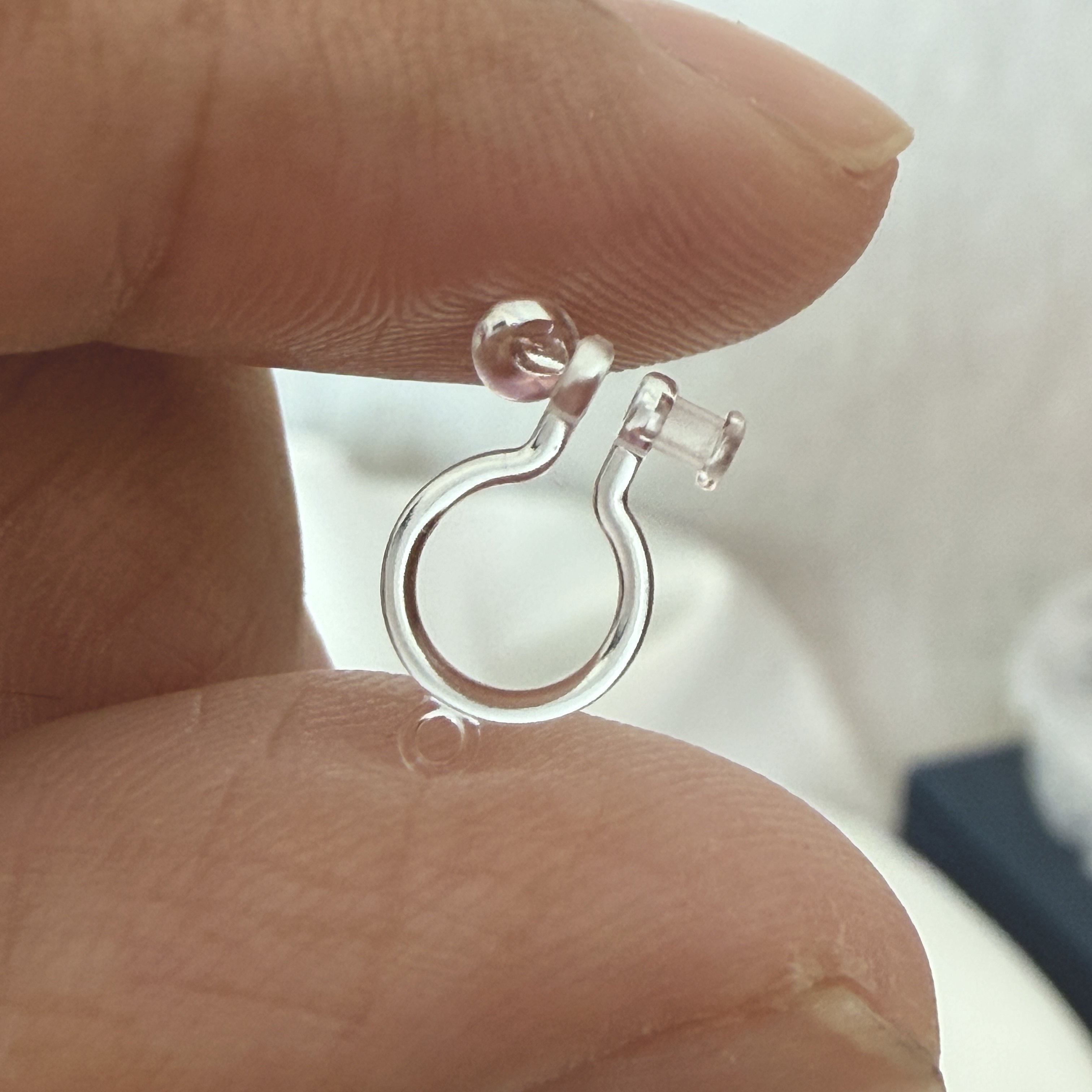 耳钉改耳夹转换器底部带吊环 透明树脂耳夹无耳洞女耳饰有孔有吊,饰品/流行首饰/时尚饰品新,耳夹转换器,淘宝优惠券,粉丝福利购,淘宝优惠卷