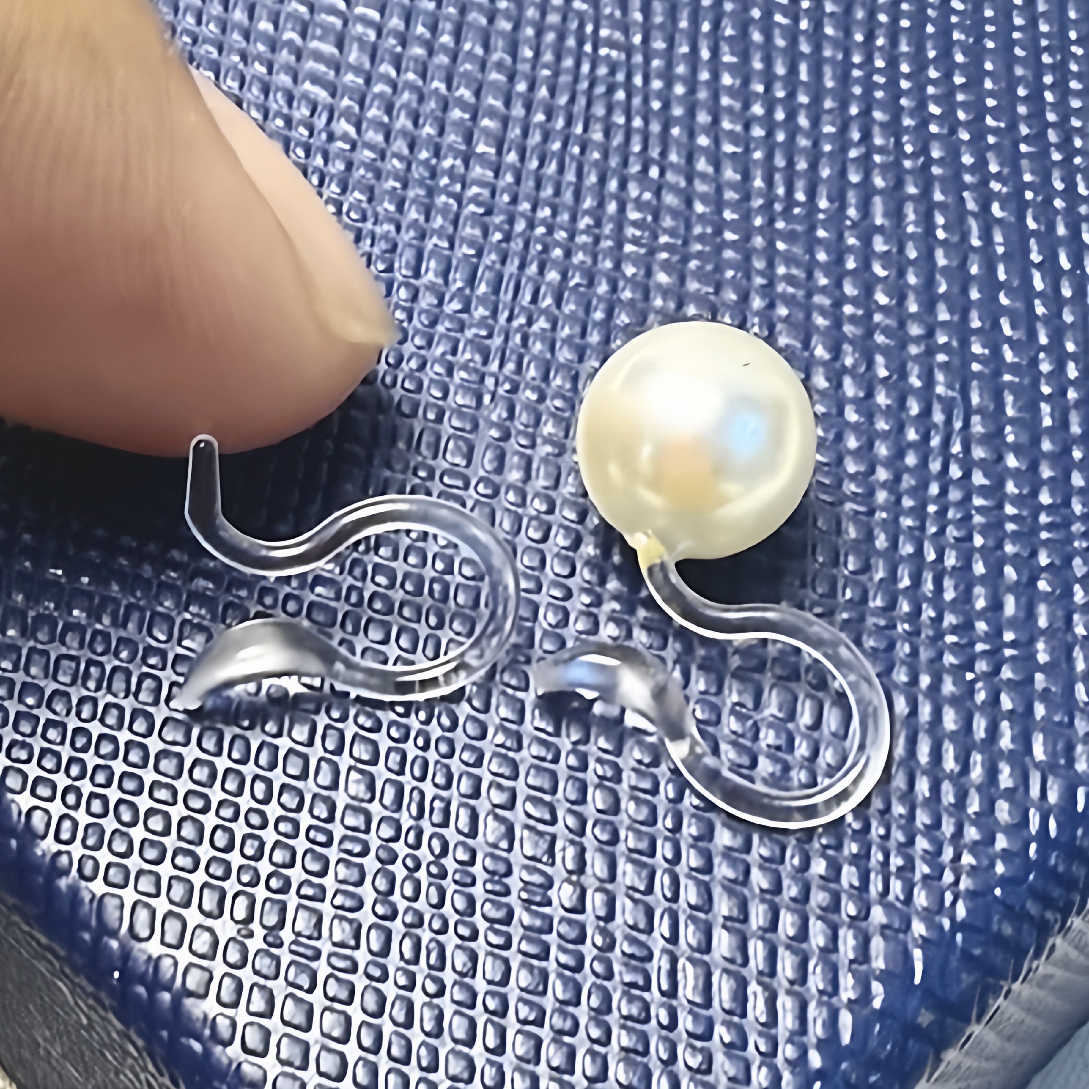 珍珠diy手工改耳夹转换器