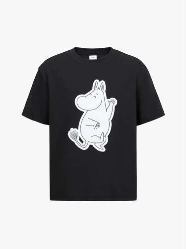 littlemoco童装正品26年夏款男女童圆领印花短袖T恤KBF2TEE043