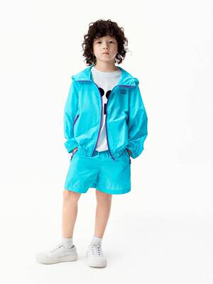 little moco童装2026夏季男女童防晒衣休闲速干外套 KBF2JKTT03