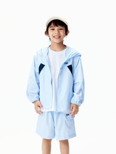 little moco童装26春新款男女童防晒连帽夹克轻薄外套KBF1JKT001