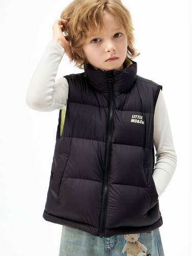 little moco专柜正品25秋款男女童背心羽绒服马甲外套 KBE3EINT01