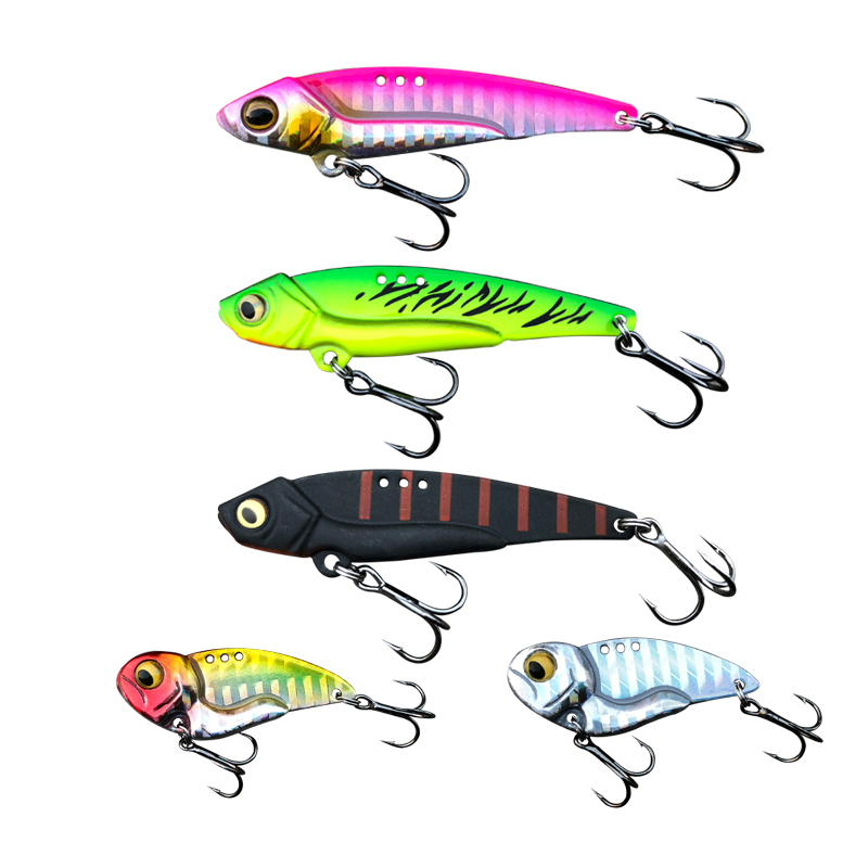 颤泳钓翘嘴鳜鱼金属路亚饵