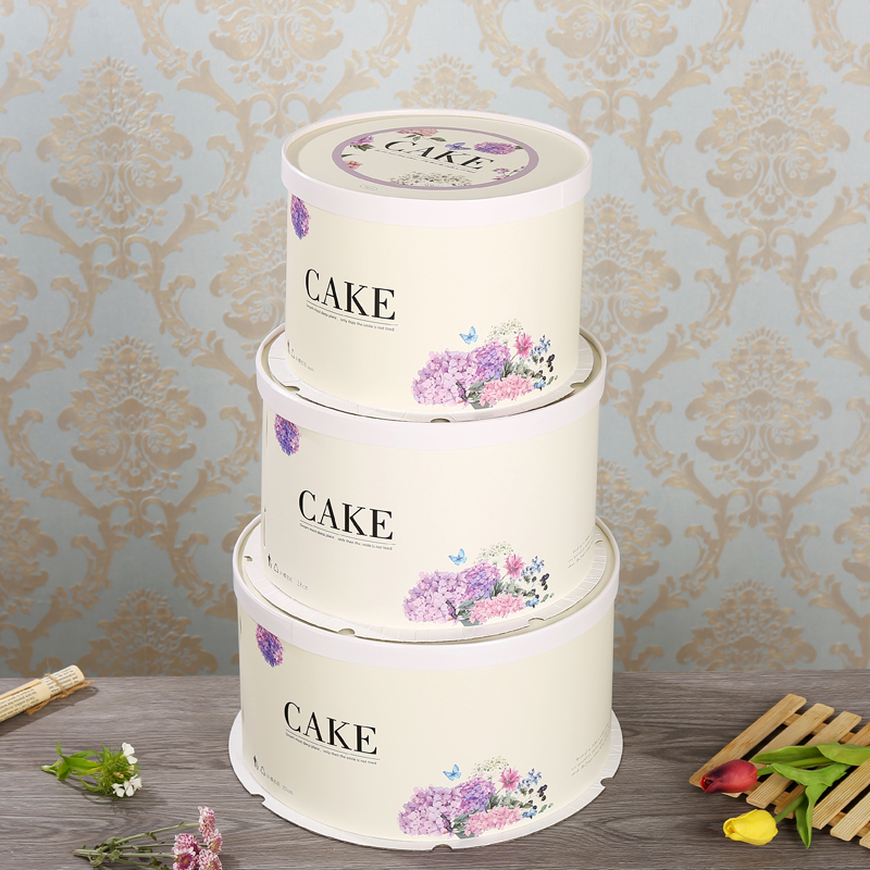 12/14/16/18寸二层三层加高圆形透明生日蛋糕盒网红新款超大尺寸