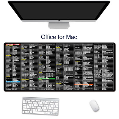 mac系统快捷键鼠标垫超大加厚