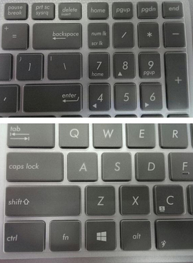 华硕飞行堡垒FX50J键盘膜15.6寸V顽石A580UR笔记pro本w519l电脑a556u保护k555l a540 zx50 PX554畅玩版fx60vm