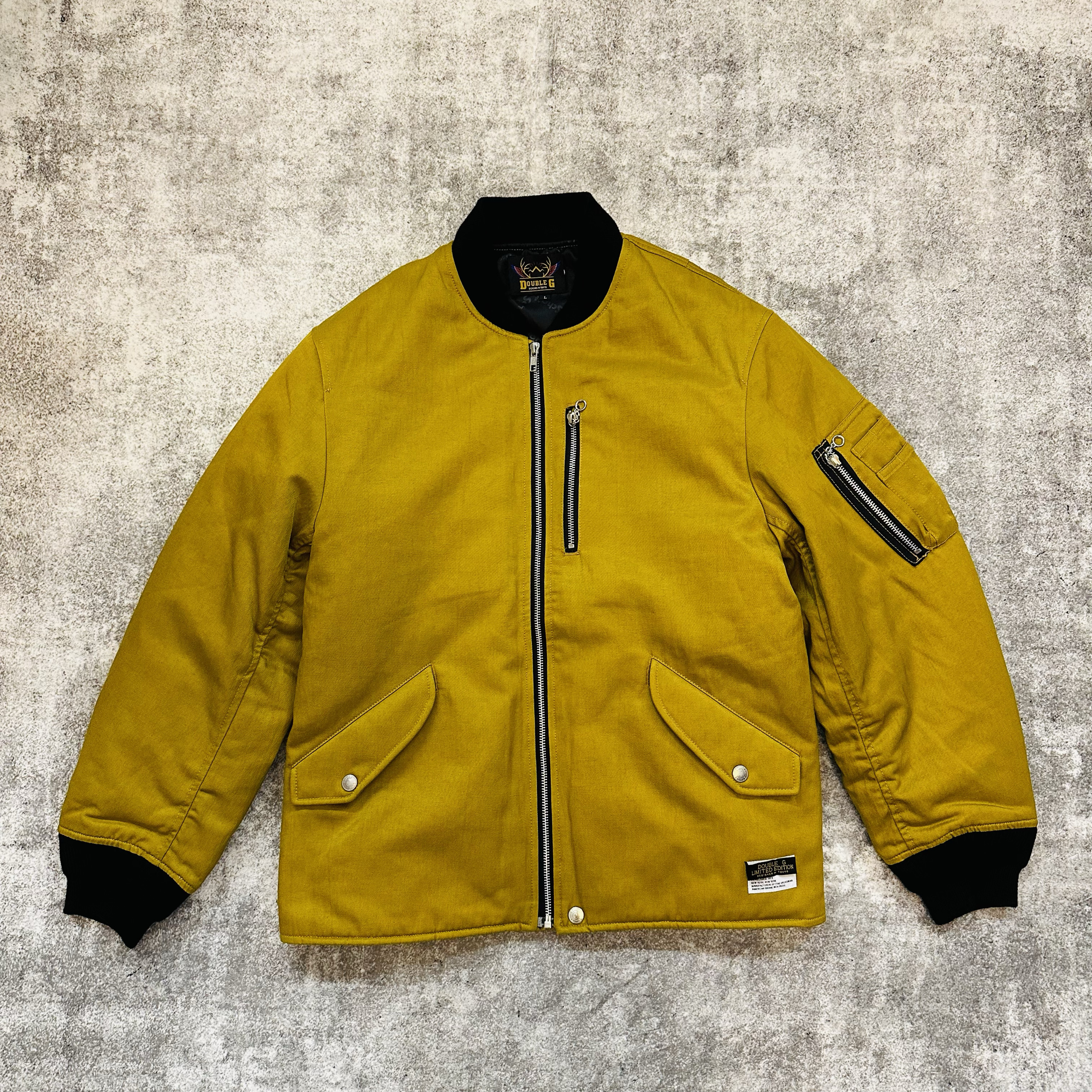 懂的来 MA-1中款飞行服夹克棉服摩托骑行机车棒球领棉衣日单外套