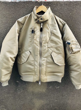 羊毛毡300g加厚G01鼹鼠飞行夹克 立领翻领兼容飞行服通勤棉服