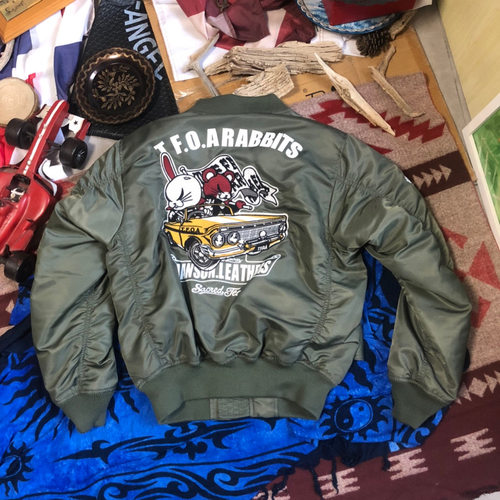 MA1联名TFO吉川敬飞行服夹克男女情侣棉衣棒球领短棉服conmar拉链