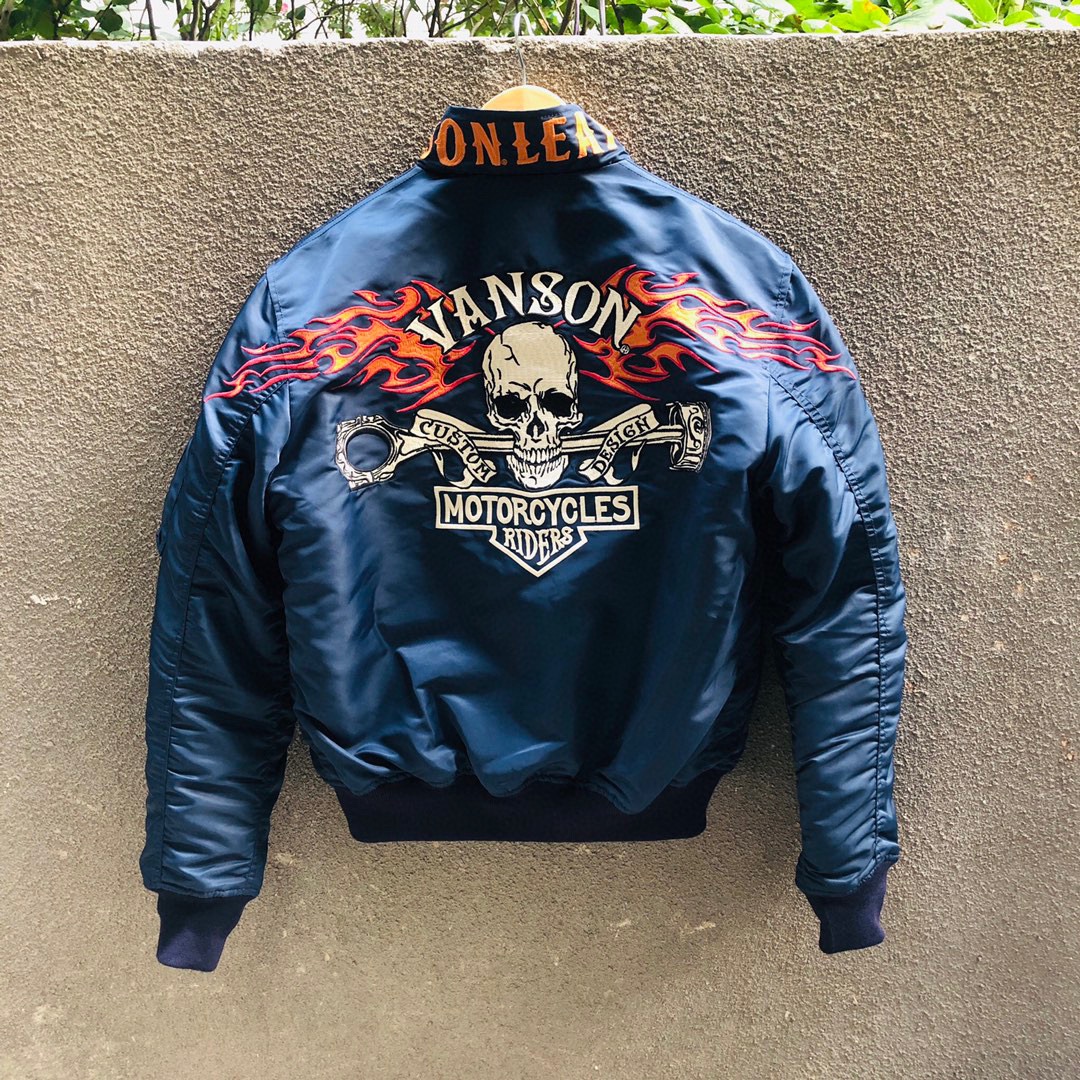 G02机能vanson火焰骷髅飞行服夹克 重工刺绣户外杜邦新雪丽3M棉服