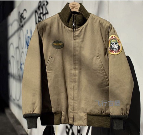 出租车司机电影款TANK JACKET坦克夹克棉衣 棉服衬日单秋冬棉外套