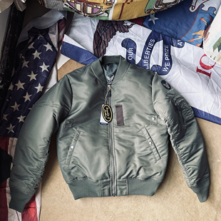 新雪丽3M 300g棉服纯色军事风复古棉衣夹克 纯原飞行服MA1宽松欧码