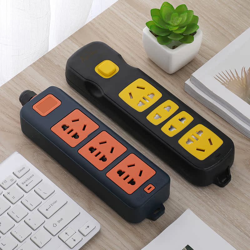 买2送1防摔不烂工地大功率插线板