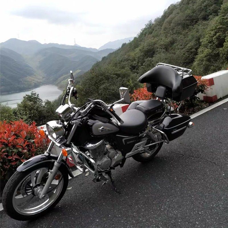 适用豪爵悦酷gz150-a/gz150-e尾箱太子摩托车改装48l超大后备箱子