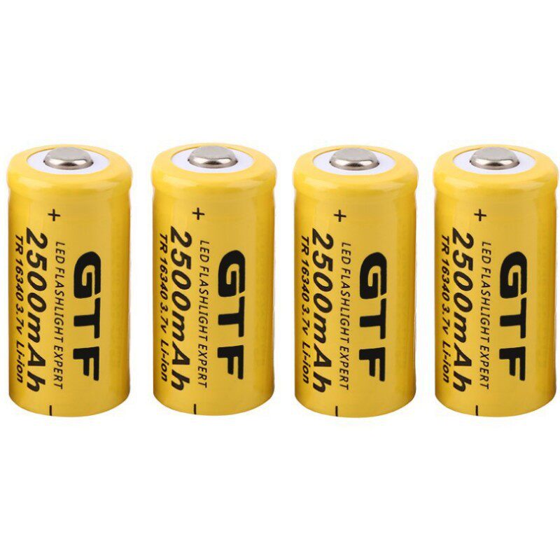 16340锂电池cr123a强光手电筒红绿外线激光瞄准器3.7v相机充电器