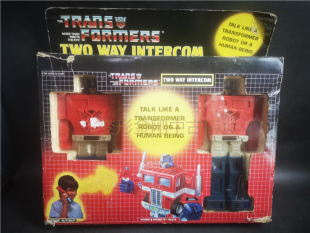 变形金刚玩具 G1 擎天柱电话对讲机周边老玩具美版正版特价