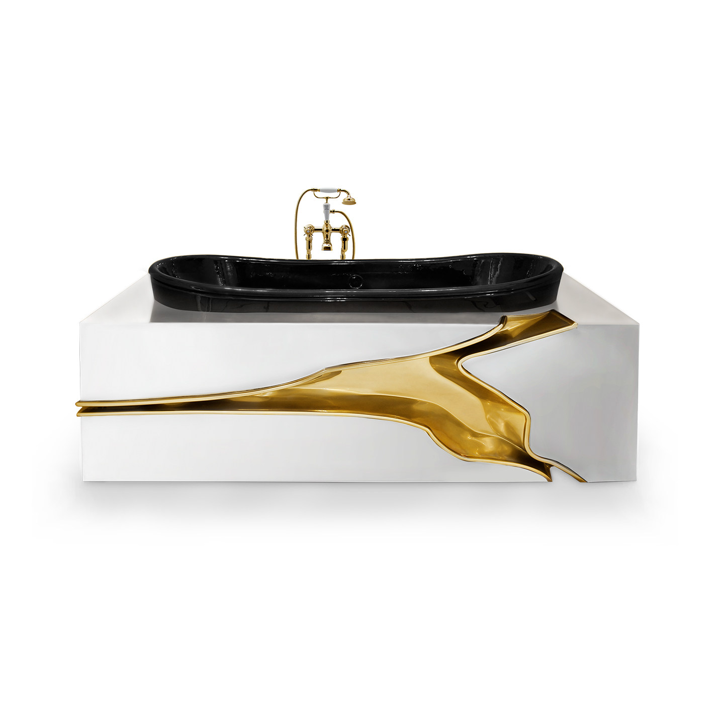 轻奢不锈钢浴缸独立式设计师豪华别墅卫浴高端创意家用成人沐浴盆