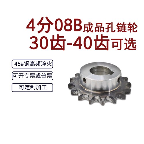 普本奥4分08B成品孔链轮