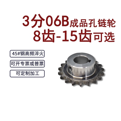 普本奥3分06B成品孔链轮