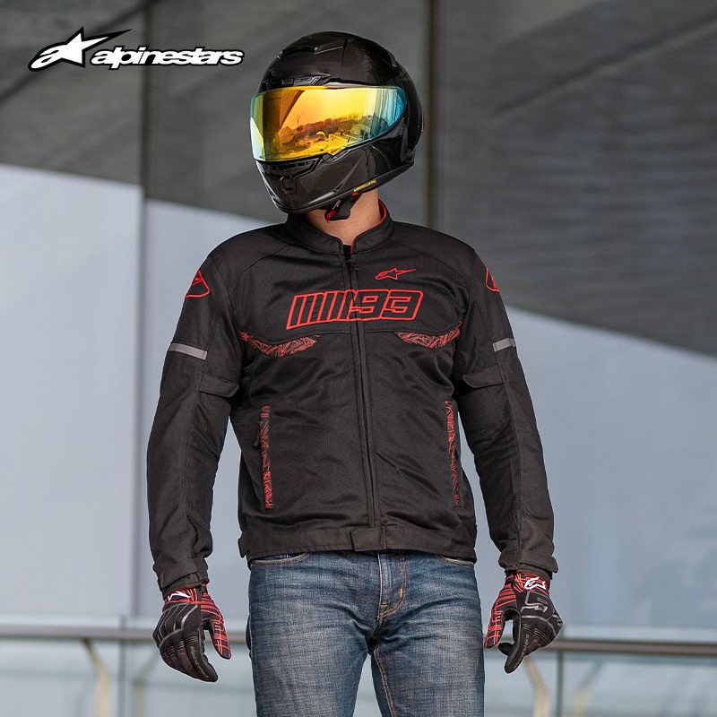 马奎斯联名摩托车mm93网眼透气