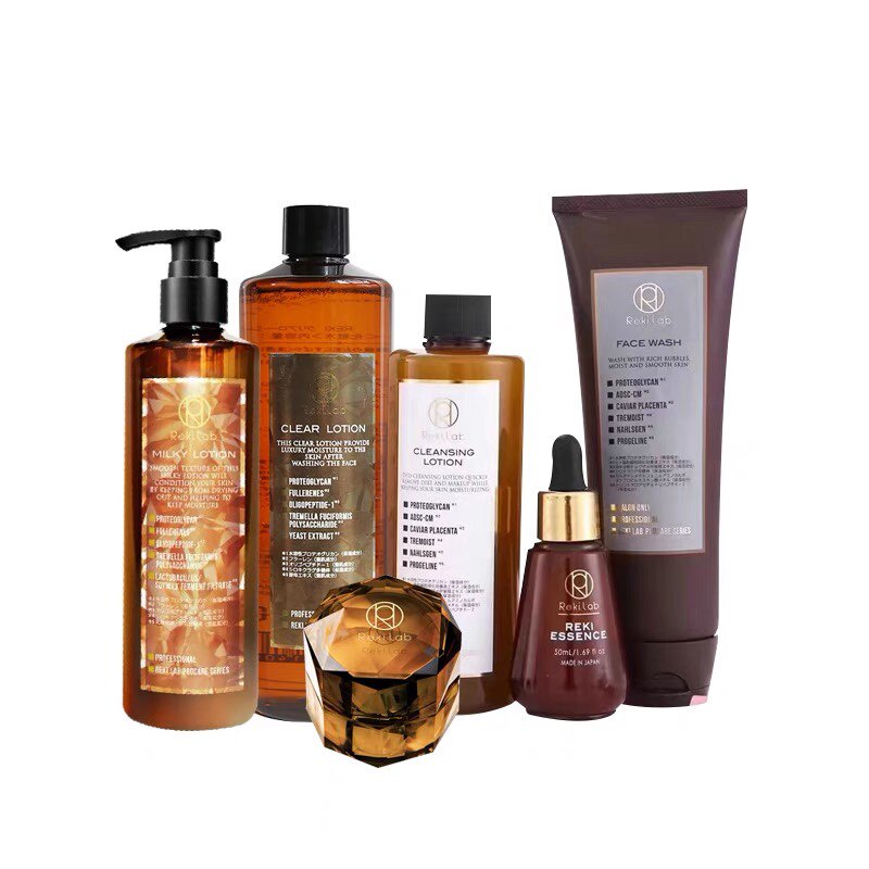 日本REKILAB金鲑鱼保湿水润修复爽肤水乳液 300ML现货 美容院系列