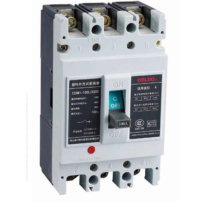 德力西塑壳断路器 CDM1-800M/3300 500A 630A塑料外壳式断路器