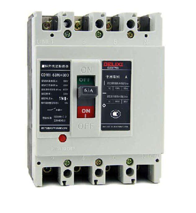 德力西塑壳断路器 cdm1-63l/4300 塑壳式断路器 16a~63a空气开关