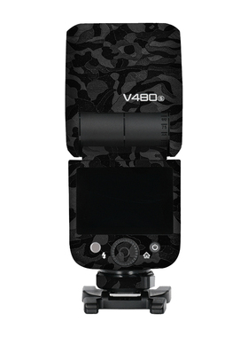 漫步驴适用于神牛V480贴纸闪光灯贴膜v480保护膜godox迷彩贴纸