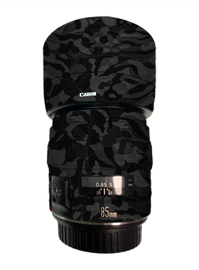 漫步驴适用于佳能EF85mmf1.8L镜头无痕背胶保护贴膜贴纸85F1.8