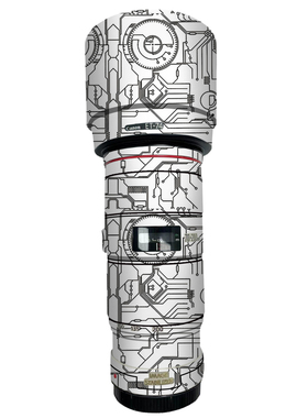 漫步驴适用于佳能EF70-200F4一代防抖镜头磨砂贴纸全包改色贴膜