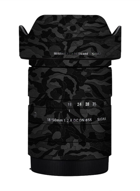 漫步驴适用于适马18-50mmF2.8 DCDN索尼口镜头保护贴膜贴纸彩贴皮
