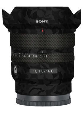 漫步驴适用于索尼FE16F1.8G镜头保护贴膜贴纸彩色161.8贴皮3M彩贴