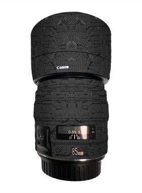 漫步驴适用于佳能EF85F1.8贴纸彩色无痕胶改色膜不留残胶焕新装饰